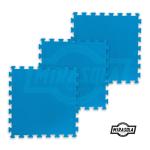 Tatame 1mt x 1mt 10mm Azul Claro