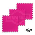 Tatame 1mt x 1mt 10mm Rosa Flex