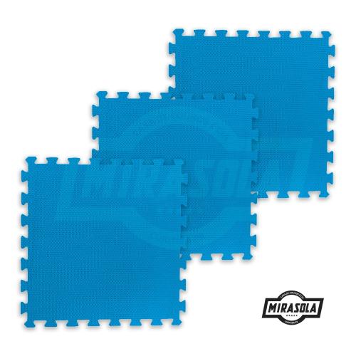 Tatame 1mt x 1mt 10mm Azul Claro